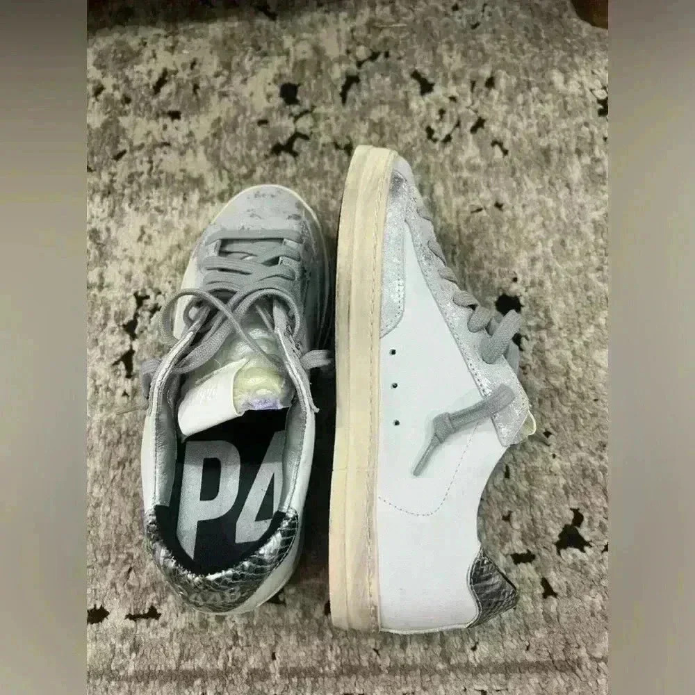 P448 John White / Wasabi Sneakers - Picture 5 of 10